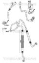 TRISCAN Hochdruck-/Niederdruckleitung, Klimaanlage 9010 29139
