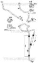 TRISCAN Hochdruck-/Niederdruckleitung, Klimaanlage 9010 29142