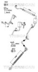 TRISCAN Hochdruck-/Niederdruckleitung, Klimaanlage 9010 81004