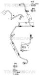 TRISCAN Hochdruck-/Niederdruckleitung, Klimaanlage 9010 81007