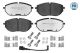 MEYLE Bremsbelagsatz, Scheibenbremse 025 262 7020/PD