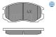 MEYLE Bremsbelagsatz, Scheibenbremse 025 216 5015