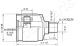 JAPANPARTS Gelenk, Gelenkwelle JO-801