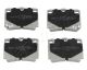 JAPANPARTS Bremsbelagsatz, Scheibenbremse PP-592AF