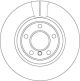 TRW Bremsscheibe DF6616S