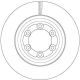 TRW Bremsscheibe DF6736S