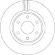TRW Bremsscheibe DF7458S