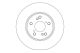 TRW Bremsscheibe DF6762S