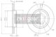 MAXGEAR Bremsscheibe 19-1033