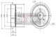 MAXGEAR Bremstrommel 19-1344