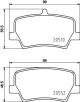 HELLA Bremsbelagsatz, Scheibenbremse 8DB 355 039-391
