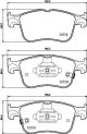 HELLA Bremsbelagsatz, Scheibenbremse 8DB 355 039-421