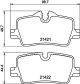 HELLA Bremsbelagsatz, Scheibenbremse 8DB 355 040-681