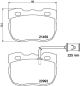 HELLA Bremsbelagsatz, Scheibenbremse 8DB 355 037-941