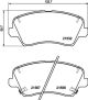 HELLA Bremsbelagsatz, Scheibenbremse 8DB 355 039-971