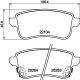 HELLA Bremsbelagsatz, Scheibenbremse 8DB 355 040-811