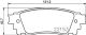 HELLA Bremsbelagsatz, Scheibenbremse 8DB 355 024-631