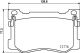 HELLA Bremsbelagsatz, Scheibenbremse 8DB 355 025-271