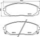 HELLA Bremsbelagsatz, Scheibenbremse 8DB 355 039-441