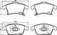 HELLA Bremsbelagsatz, Scheibenbremse 8DB 355 025-201