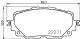 HELLA Bremsbelagsatz, Scheibenbremse 8DB 355 024-821