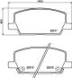 HELLA Bremsbelagsatz, Scheibenbremse 8DB 355 040-001