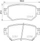 HELLA Bremsbelagsatz, Scheibenbremse 8DB 355 025-561