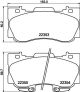 HELLA Bremsbelagsatz, Scheibenbremse 8DB 355 040-671