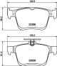 HELLA Bremsbelagsatz, Scheibenbremse 8DB 355 042-651