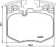 HELLA Bremsbelagsatz, Scheibenbremse 8DB 355 025-951