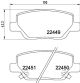 HELLA Bremsbelagsatz, Scheibenbremse 8DB 355 025-861
