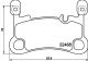HELLA Bremsbelagsatz, Scheibenbremse 8DB 355 039-111