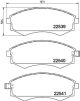 HELLA Bremsbelagsatz, Scheibenbremse 8DB 355 032-081