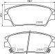 HELLA Bremsbelagsatz, Scheibenbremse 8DB 355 025-741