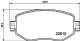 HELLA Bremsbelagsatz, Scheibenbremse 8DB 355 025-851