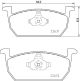 HELLA Bremsbelagsatz, Scheibenbremse 8DB 355 032-951