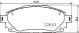 HELLA Bremsbelagsatz, Scheibenbremse 8DB 355 032-961