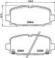 HELLA Bremsbelagsatz, Scheibenbremse 8DB 355 039-411