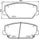 HELLA Bremsbelagsatz, Scheibenbremse 8DB 355 037-701