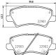 HELLA Bremsbelagsatz, Scheibenbremse 8DB 355 037-921