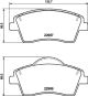 HELLA Bremsbelagsatz, Scheibenbremse 8DB 355 040-351
