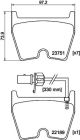 HELLA Bremsbelagsatz, Scheibenbremse 8DB 355 023-081