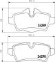 HELLA Bremsbelagsatz, Scheibenbremse 8DB 355 031-791