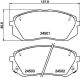 HELLA Bremsbelagsatz, Scheibenbremse 8DB 355 012-961