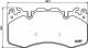 HELLA Bremsbelagsatz, Scheibenbremse 8DB 355 016-151
