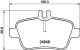 HELLA Bremsbelagsatz, Scheibenbremse 8DB 355 032-061