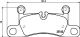 HELLA Bremsbelagsatz, Scheibenbremse 8DB 355 023-371