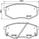 HELLA Bremsbelagsatz, Scheibenbremse 8DB 355 037-981