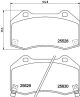 HELLA Bremsbelagsatz, Scheibenbremse 8DB 355 025-871