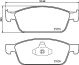 HELLA Bremsbelagsatz, Scheibenbremse 8DB 355 025-511